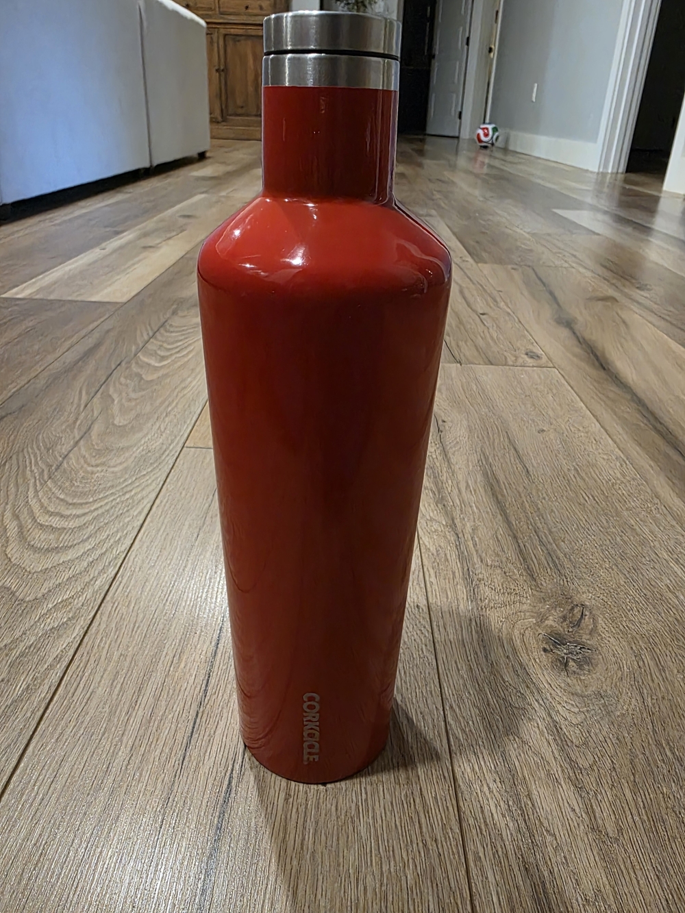 Corkcicle Red Stainless Bottle